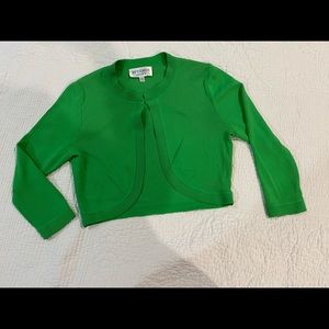 Super cute green cropped cardigan size small